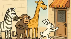 Dowcip: Króliczek próbuje wcisnąć się do kolejki