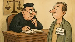 Dowcip: Sąd. – Oskarżony! Imię? – Marian...