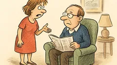 Dowcip: Żona pyta męża, czy uważa ją...