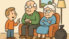 Dowcip: Wnuczek pyta dziadka o babcię...