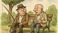 Dowcip: W parku na ławce siedzi dwóch...