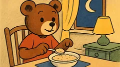 Dowcip: Co je Miś Uszatek na kolację?