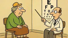 Dowcip: Przychodzi baba do okulisty...