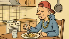 Dowcip: Co robi raper w kuchni?