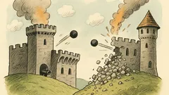 Kawał: Szkockie klany strzelają z zamków...