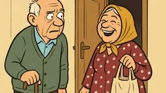 Anegdota: Dziadek pyta babcię, skąd ta radość