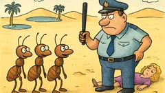 Dowcip: Idą trzy mrówki przez pustynię...