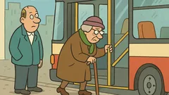 Anegdota: Do autobusu wsiada starsza pani...