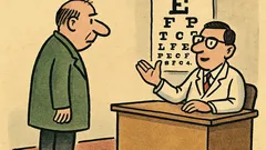 Dowcip: Przychodzi facet do okulisty...