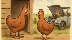 Dowcip: Przychodzi kura do kury, pyta...