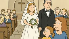 Dowcip: Mamusiu, dlaczego panna młoda jest w bieli?