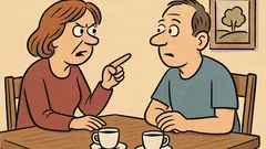 Dowcip: Żona polonistka pyta męża...