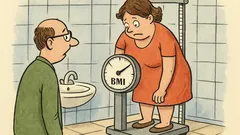 Dowcip: Sprawdziłam dziś swój wskaźnik BMI...