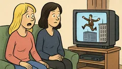 Dowcip: Blondynka i brunetka oglądają wiadomości...