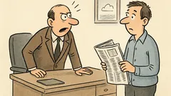 Dowcip: Szef pyta pracownika, czemu spóźniony