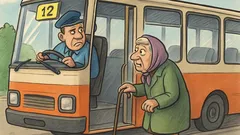 Dowcip: Do autobusu wsiada babcia i pyta