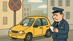 Dowcip: Kierowca zostawia liścik za wycieraczką