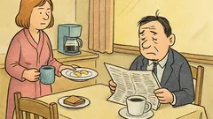 Anegdota: Żona rano podaje kawę i gazetę...