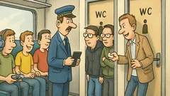 Dowcip: Trzech hakerów i trzech graczy w pociągu