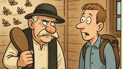 Dowcip: Baca rozmawia z turystą...