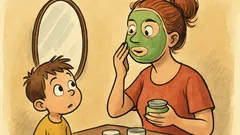 Dowcip: Mały chłopczyk pyta mamę o maseczkę