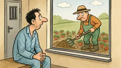 Dowcip: Posłali faceta do psychiatryka...