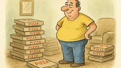 Dowcip: Skąd u ciebie tyle pudełek po pizzy?