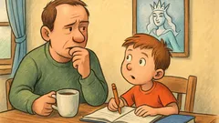 Dowcip: Jasio pyta tatę o Królową Lodu