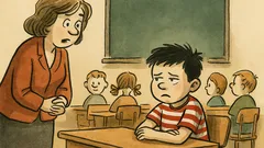 Dowcip: Pierwszy września, pierwsza lekcja w szkole