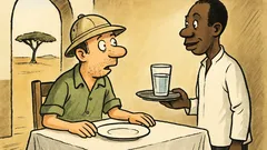 Dowcip: Facet jedzie do Afryki, wchodzi do...