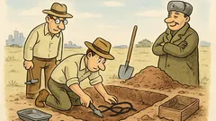 Anegdota: Amerykańscy archeolodzy kopią pod Nowym Jorkiem