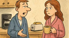 Dowcip: Dzień po ślubie mąż mówi...