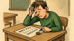 Dowcip: Wchodzi student na egzamin z monetą...