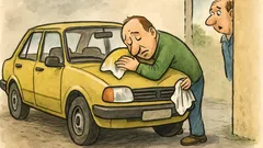 Dowcip: Mężczyzna myje auto, sąsiad pyta...