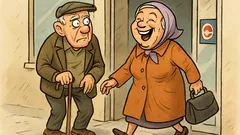Anegdota: Dziadek pyta babcię, czemu się cieszy...