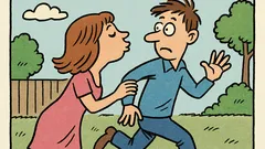 Dowcip: Dziewczyna mówi do chłopaka – jeszcze jeden pocałunek…