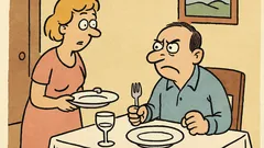 Dowcip: Kochanie, jak ci smakował obiad?