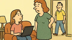 Anegdota: – Córeczko, skąd masz nowego laptopa?