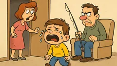 Anegdota: Jasiu wraca do domu i płacze