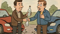 Dowcip: Polak i Ukrainiec zderzyli się czołowo