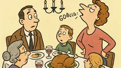 Dowcip: Obiad świąteczny, mąż pyta żonę...
