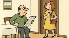 Dowcip: Mąż mówi do żony – Spóźniłaś się...