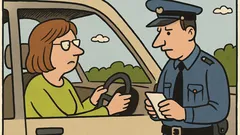 Dowcip: Kontrola drogowa – proszę pani...