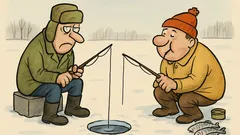 Dowcip: Przychodzi wędkarz nad jezioro...