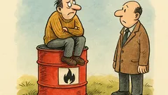 Dowcip: Po co, do diabła, siedzisz na beczce?