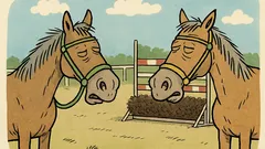 Dowcip: Spotkały się dwa stare konie...