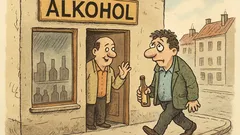 Dowcip: Alkoholik wychodzi ze sklepu monopolowego...