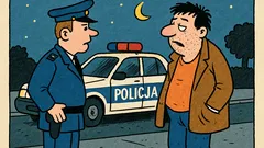 Dowcip: Policjant zatrzymuje faceta pod wpływem