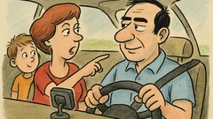 Dowcip: – Tato, co to jest GPS?