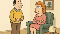 Anegdota: Mąż mówi do żony: Dziękuję ci...